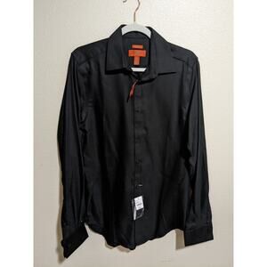 New EGARA EXTREM SLIM FIT STRETCH NON IRON Men's LONG SLEEVE Shirt SIZE 15 34/35